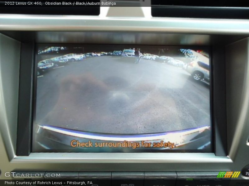 Obsidian Black / Black/Auburn Bubinga 2012 Lexus GX 460