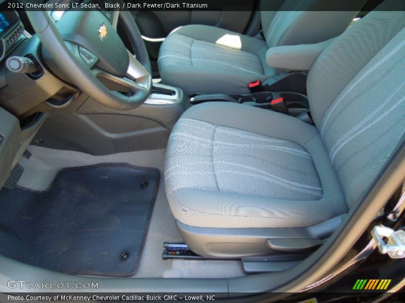 Black / Dark Pewter/Dark Titanium 2012 Chevrolet Sonic LT Sedan