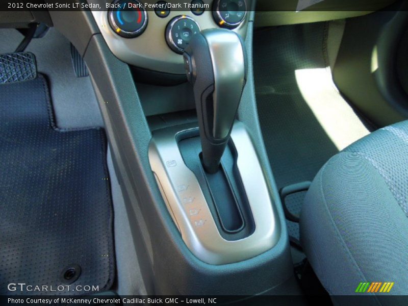 Black / Dark Pewter/Dark Titanium 2012 Chevrolet Sonic LT Sedan