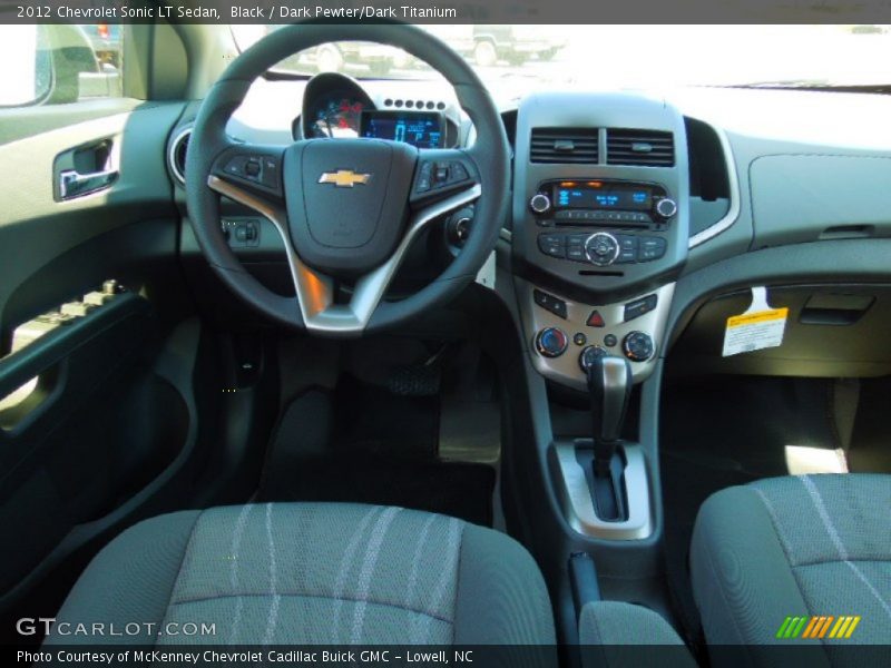 Black / Dark Pewter/Dark Titanium 2012 Chevrolet Sonic LT Sedan