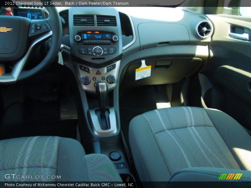 Black / Dark Pewter/Dark Titanium 2012 Chevrolet Sonic LT Sedan