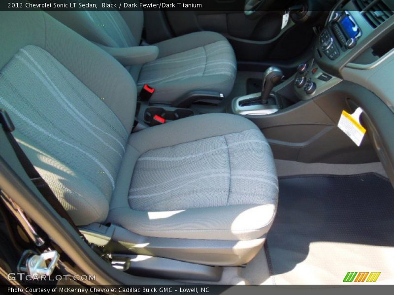 Black / Dark Pewter/Dark Titanium 2012 Chevrolet Sonic LT Sedan