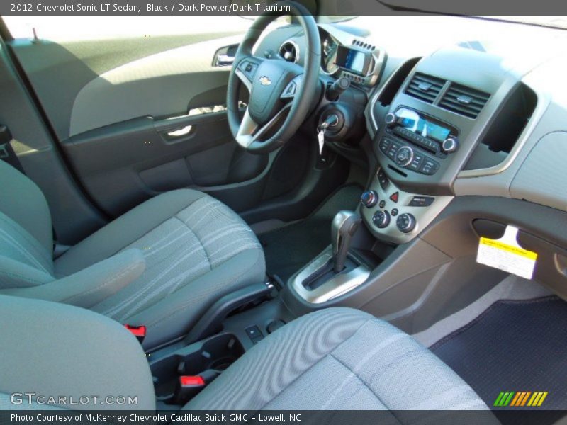 Black / Dark Pewter/Dark Titanium 2012 Chevrolet Sonic LT Sedan