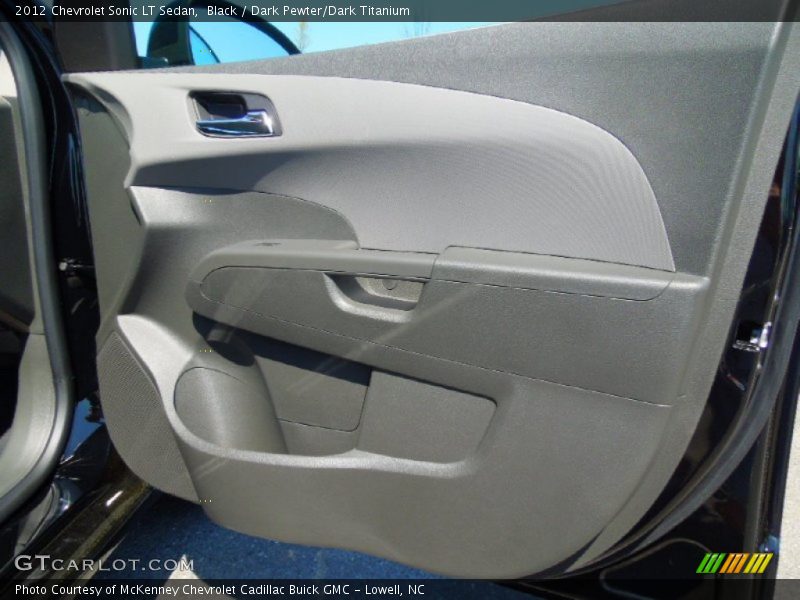 Black / Dark Pewter/Dark Titanium 2012 Chevrolet Sonic LT Sedan