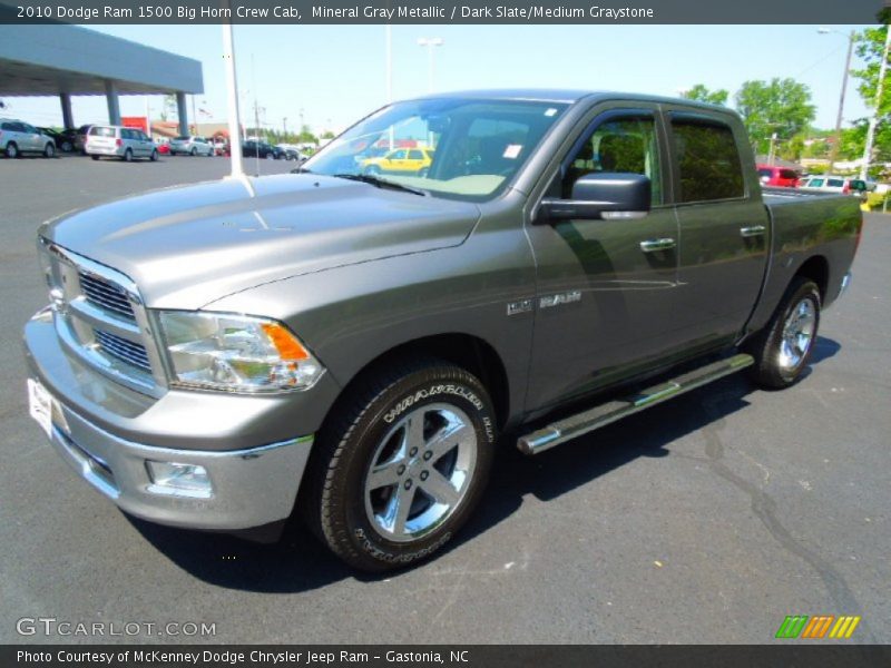 Mineral Gray Metallic / Dark Slate/Medium Graystone 2010 Dodge Ram 1500 Big Horn Crew Cab