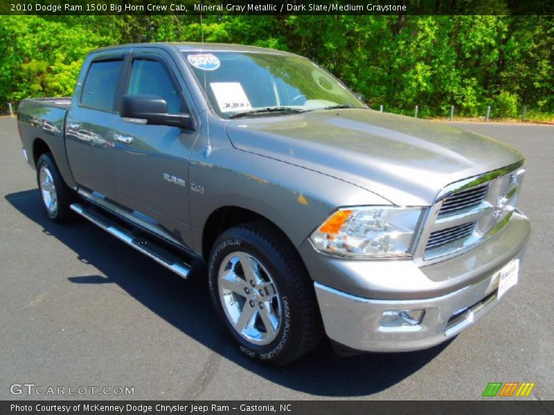 Mineral Gray Metallic / Dark Slate/Medium Graystone 2010 Dodge Ram 1500 Big Horn Crew Cab