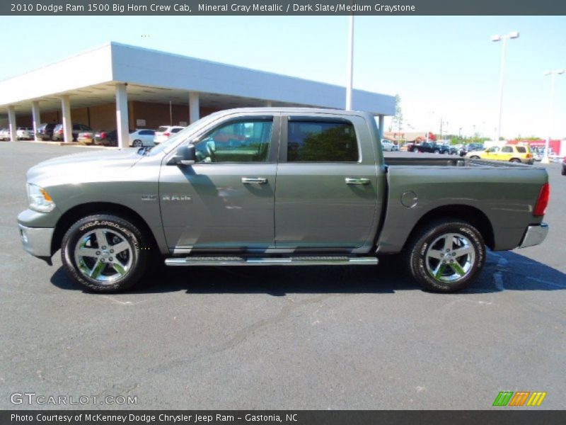 Mineral Gray Metallic / Dark Slate/Medium Graystone 2010 Dodge Ram 1500 Big Horn Crew Cab