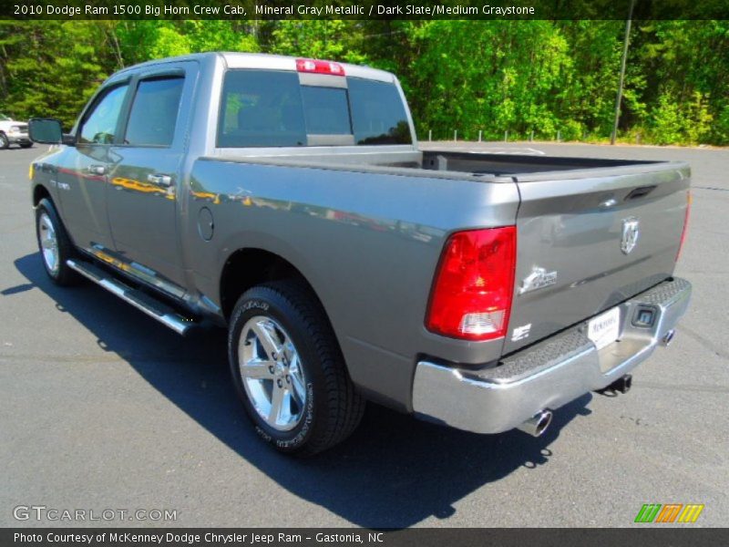 Mineral Gray Metallic / Dark Slate/Medium Graystone 2010 Dodge Ram 1500 Big Horn Crew Cab