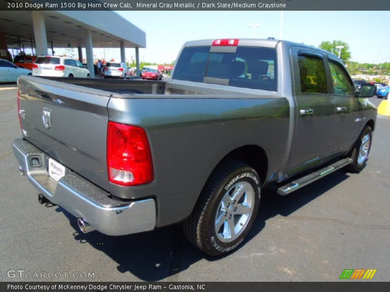 Mineral Gray Metallic / Dark Slate/Medium Graystone 2010 Dodge Ram 1500 Big Horn Crew Cab