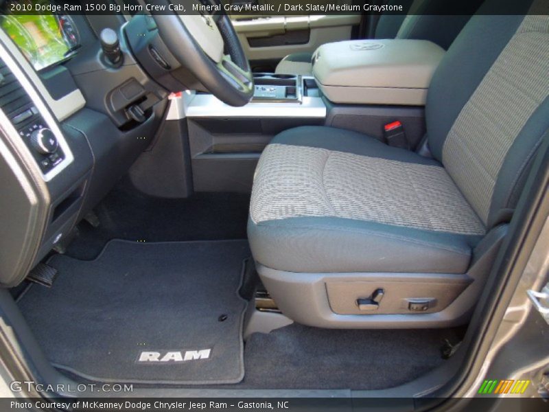Mineral Gray Metallic / Dark Slate/Medium Graystone 2010 Dodge Ram 1500 Big Horn Crew Cab