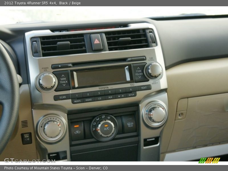 Black / Beige 2012 Toyota 4Runner SR5 4x4