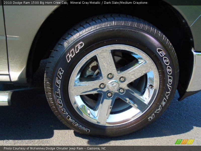 Mineral Gray Metallic / Dark Slate/Medium Graystone 2010 Dodge Ram 1500 Big Horn Crew Cab
