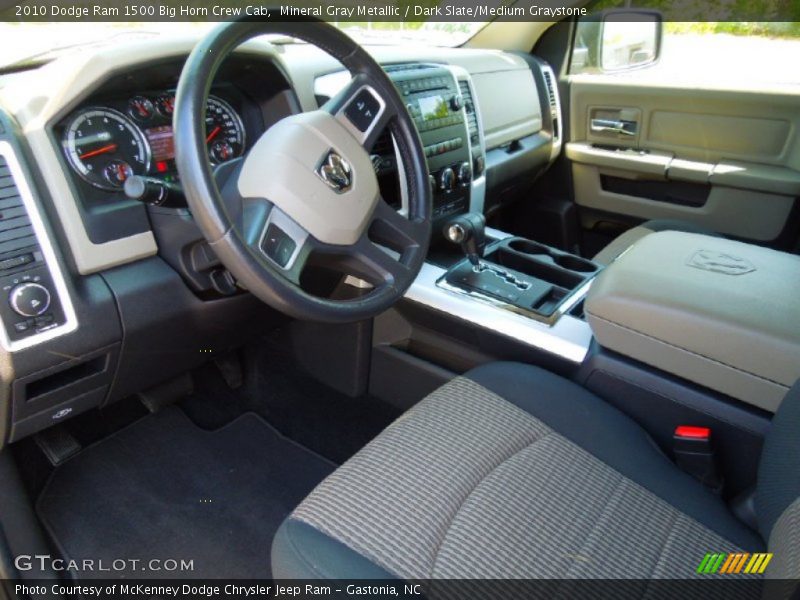 Mineral Gray Metallic / Dark Slate/Medium Graystone 2010 Dodge Ram 1500 Big Horn Crew Cab