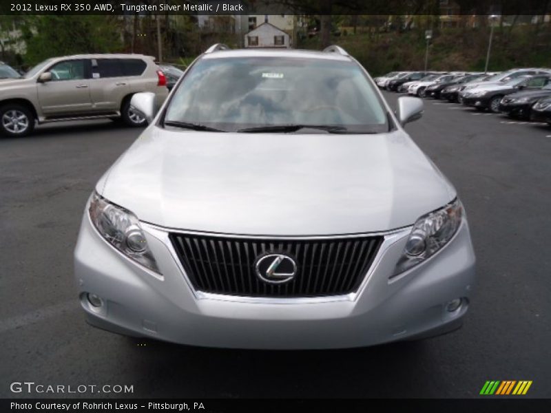 Tungsten Silver Metallic / Black 2012 Lexus RX 350 AWD