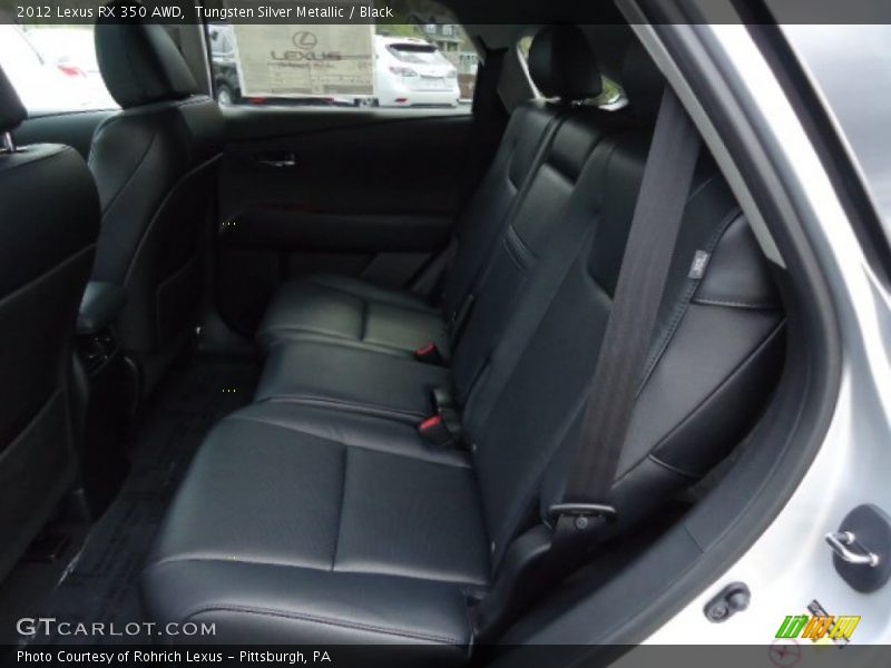 Tungsten Silver Metallic / Black 2012 Lexus RX 350 AWD