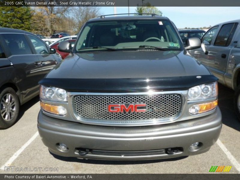 Steel Gray Metallic / Stone Gray 2005 GMC Yukon Denali AWD
