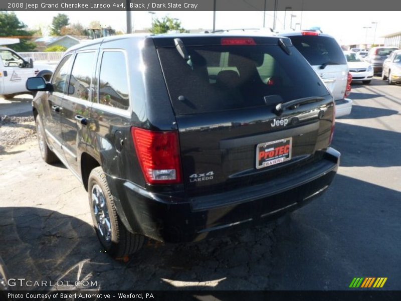 Black / Dark Slate Gray 2008 Jeep Grand Cherokee Laredo 4x4