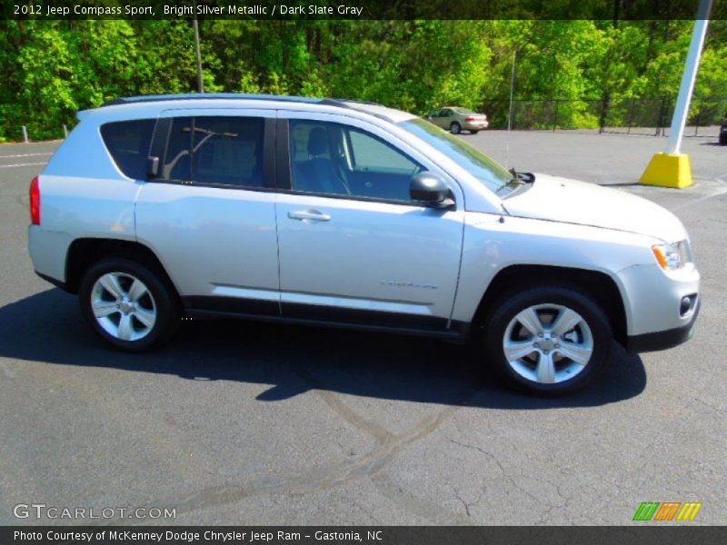 Bright Silver Metallic / Dark Slate Gray 2012 Jeep Compass Sport