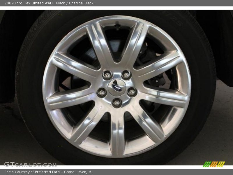 Black / Charcoal Black 2009 Ford Flex Limited AWD