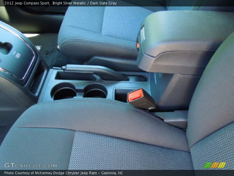 Bright Silver Metallic / Dark Slate Gray 2012 Jeep Compass Sport