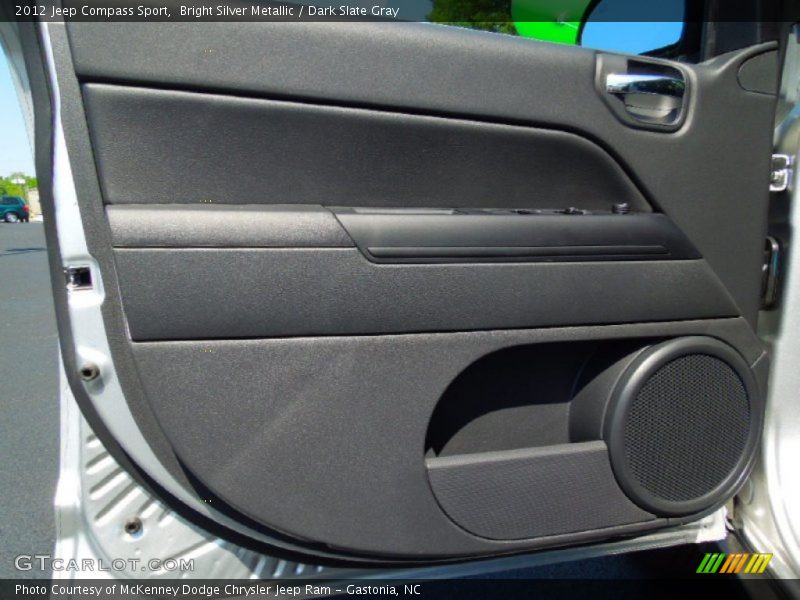 Bright Silver Metallic / Dark Slate Gray 2012 Jeep Compass Sport