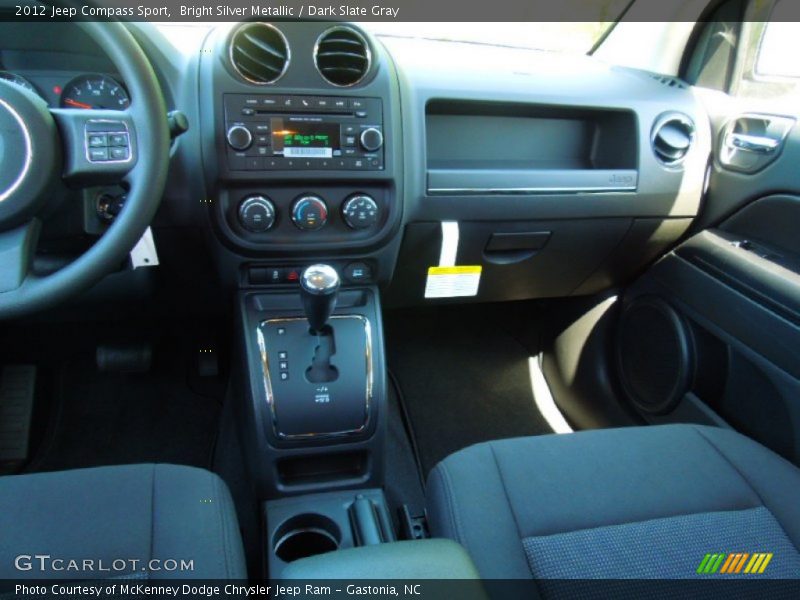 Bright Silver Metallic / Dark Slate Gray 2012 Jeep Compass Sport