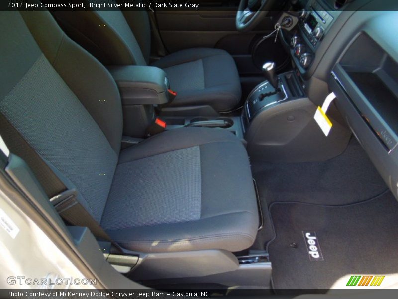 Bright Silver Metallic / Dark Slate Gray 2012 Jeep Compass Sport