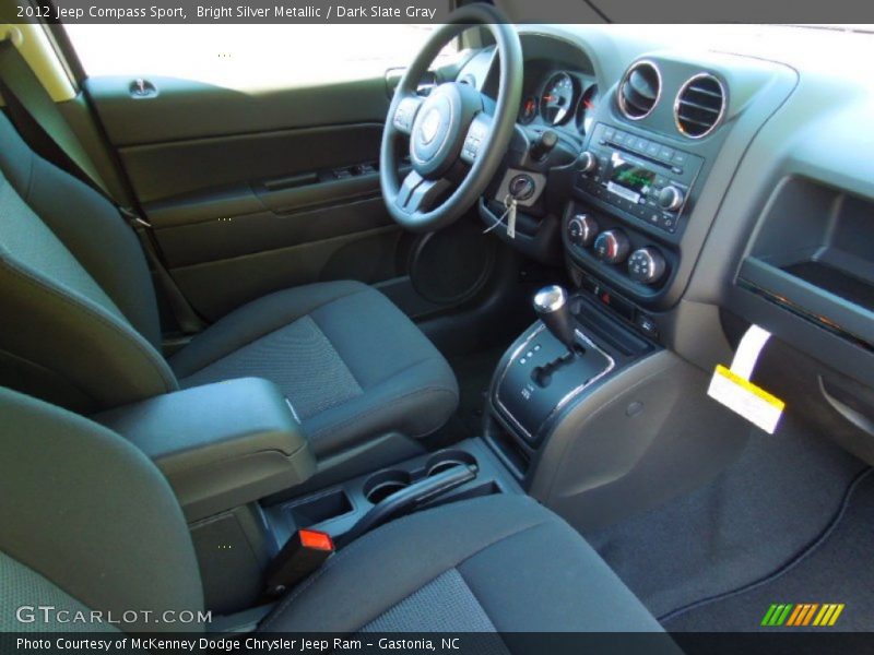 Bright Silver Metallic / Dark Slate Gray 2012 Jeep Compass Sport