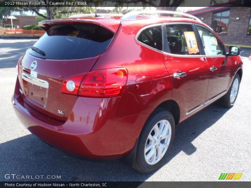Cayenne Red / Black 2012 Nissan Rogue SL