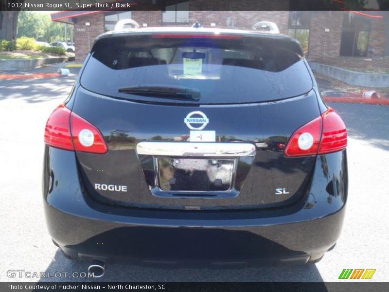 Super Black / Black 2012 Nissan Rogue SL