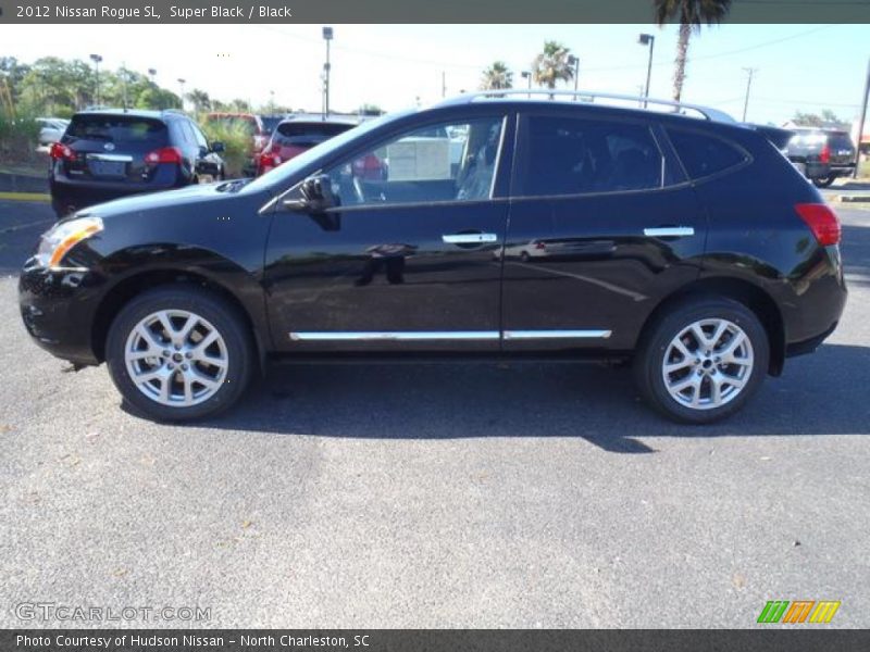 Super Black / Black 2012 Nissan Rogue SL
