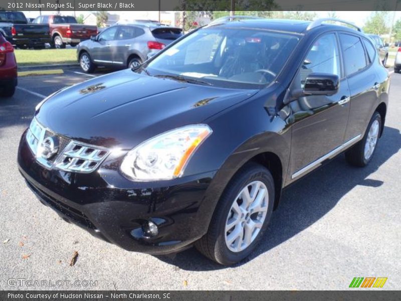 Super Black / Black 2012 Nissan Rogue SL