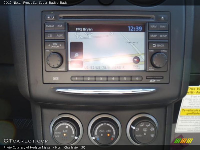 Super Black / Black 2012 Nissan Rogue SL