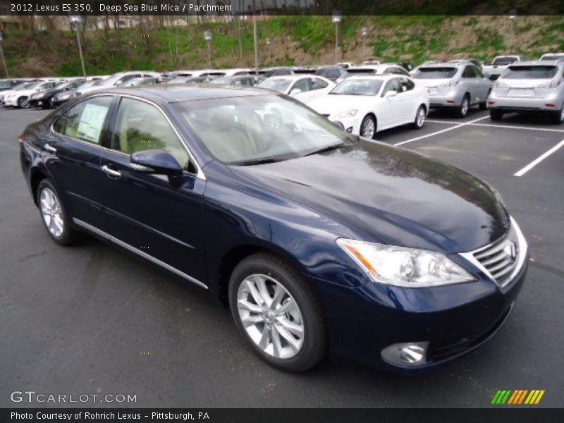 Deep Sea Blue Mica / Parchment 2012 Lexus ES 350