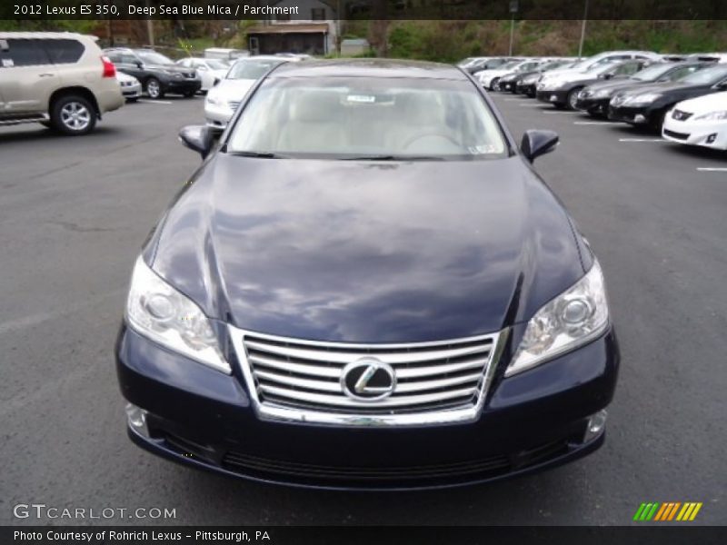 Deep Sea Blue Mica / Parchment 2012 Lexus ES 350