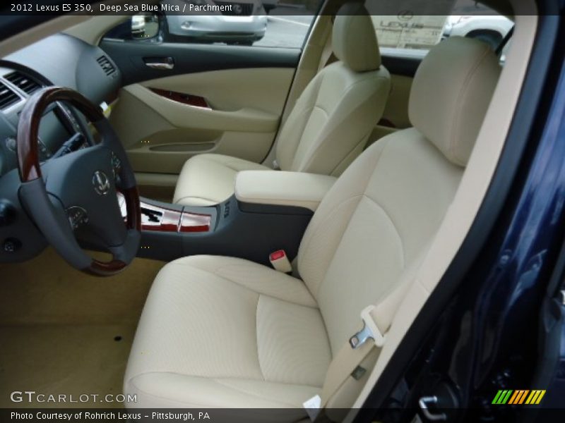 Deep Sea Blue Mica / Parchment 2012 Lexus ES 350