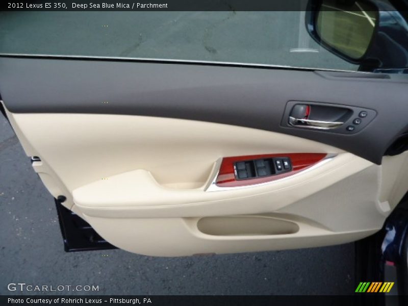 Deep Sea Blue Mica / Parchment 2012 Lexus ES 350