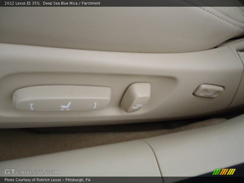 Deep Sea Blue Mica / Parchment 2012 Lexus ES 350