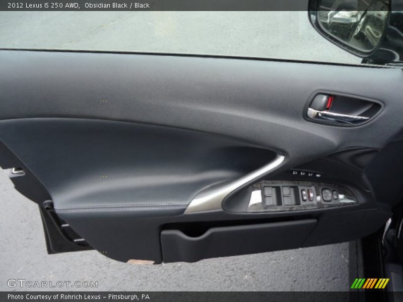 Obsidian Black / Black 2012 Lexus IS 250 AWD
