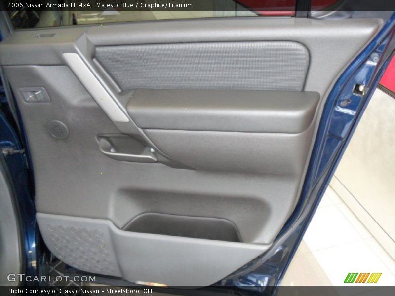 Majestic Blue / Graphite/Titanium 2006 Nissan Armada LE 4x4