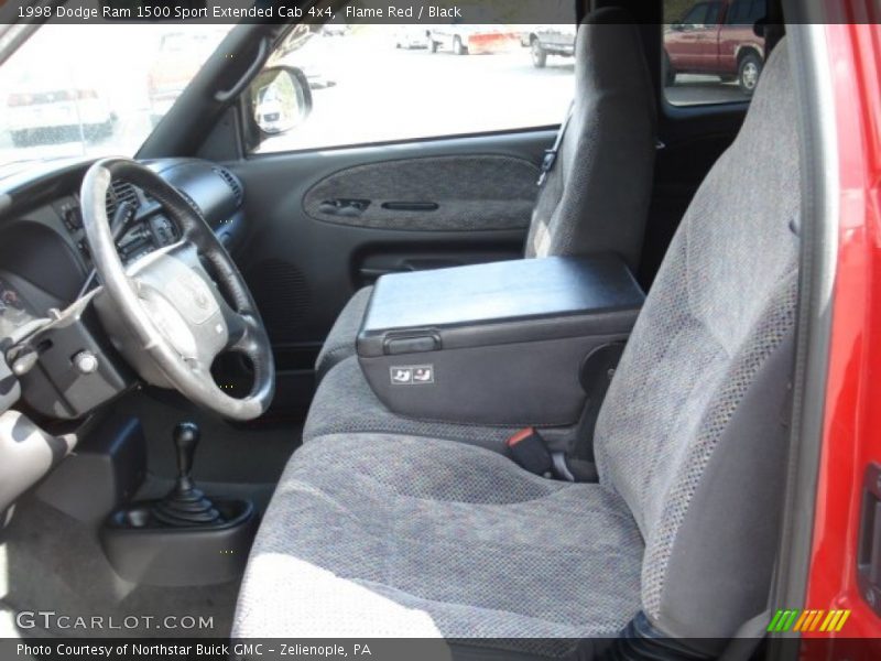 Flame Red / Black 1998 Dodge Ram 1500 Sport Extended Cab 4x4