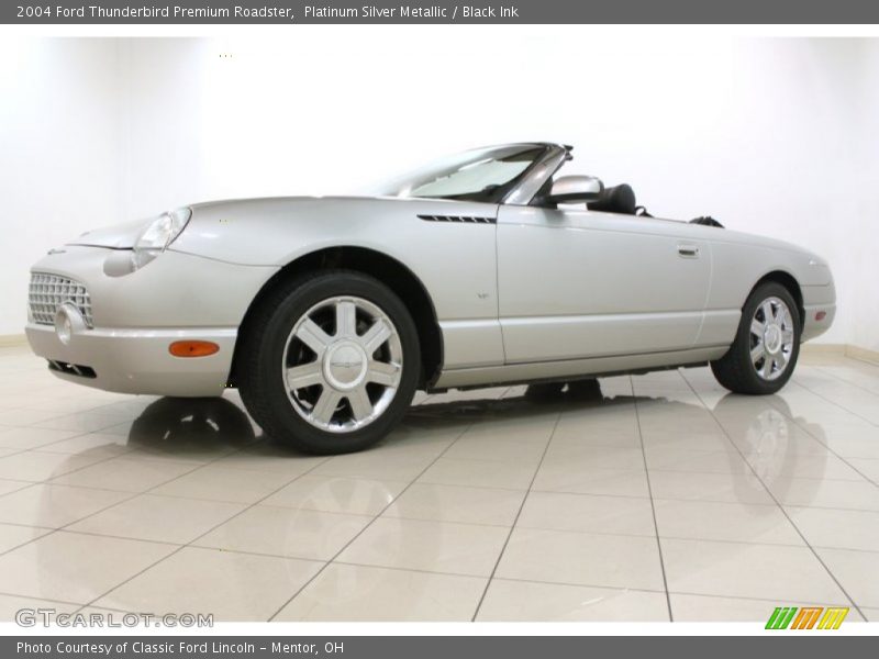 Platinum Silver Metallic / Black Ink 2004 Ford Thunderbird Premium Roadster