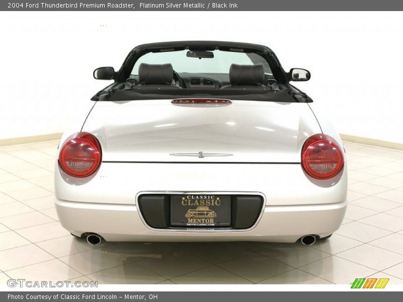 Platinum Silver Metallic / Black Ink 2004 Ford Thunderbird Premium Roadster