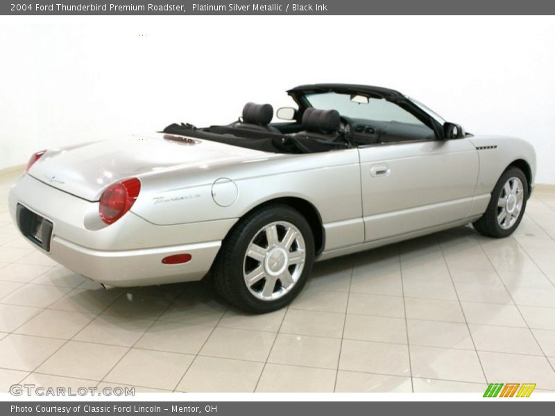 Platinum Silver Metallic / Black Ink 2004 Ford Thunderbird Premium Roadster