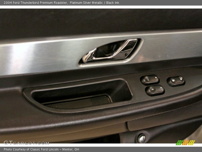 Platinum Silver Metallic / Black Ink 2004 Ford Thunderbird Premium Roadster
