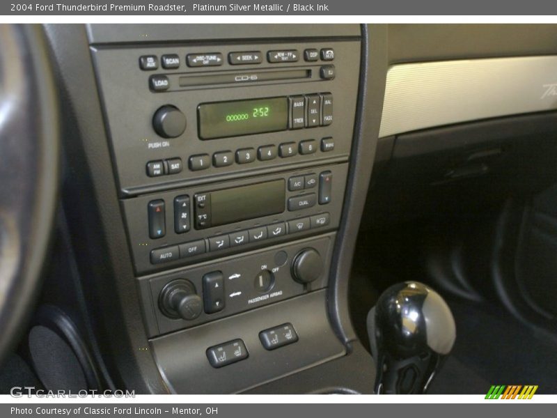 Controls of 2004 Thunderbird Premium Roadster