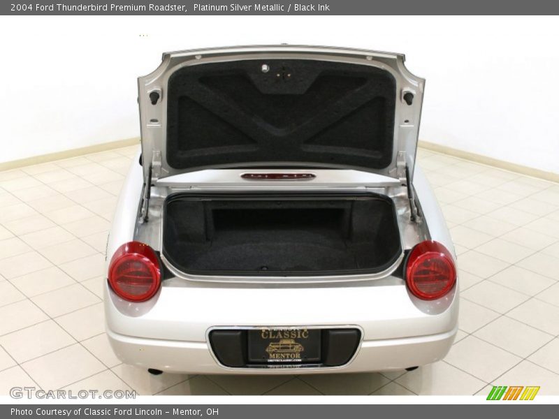 Platinum Silver Metallic / Black Ink 2004 Ford Thunderbird Premium Roadster