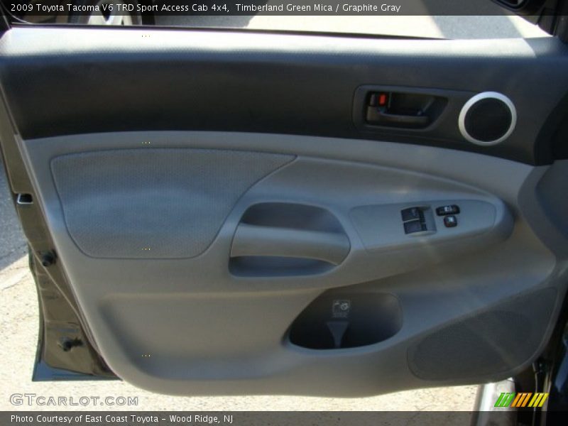 Timberland Green Mica / Graphite Gray 2009 Toyota Tacoma V6 TRD Sport Access Cab 4x4