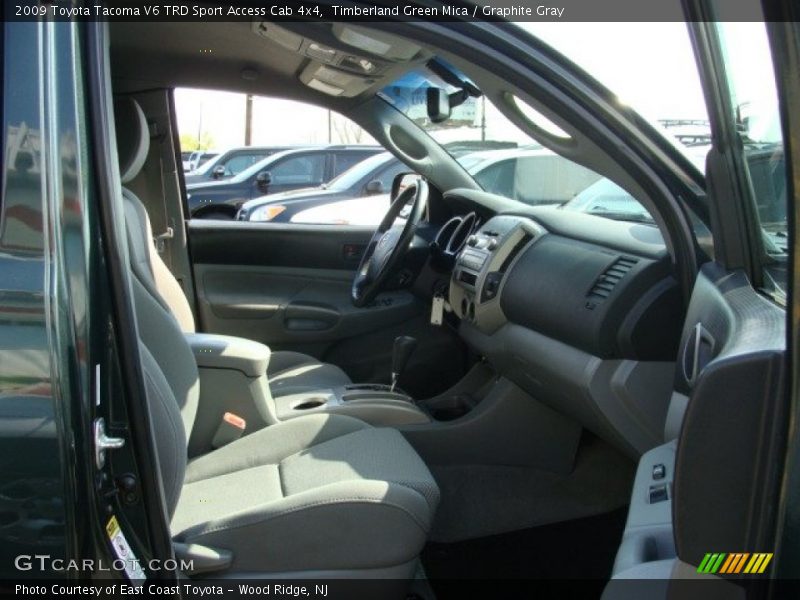 Timberland Green Mica / Graphite Gray 2009 Toyota Tacoma V6 TRD Sport Access Cab 4x4