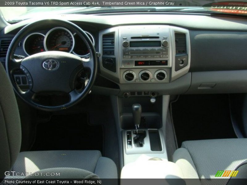 Timberland Green Mica / Graphite Gray 2009 Toyota Tacoma V6 TRD Sport Access Cab 4x4